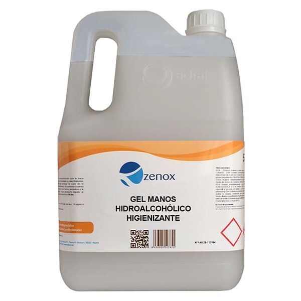 Gel Manos Hidroalcohólico Higienizante Zenox - Adial Higiene